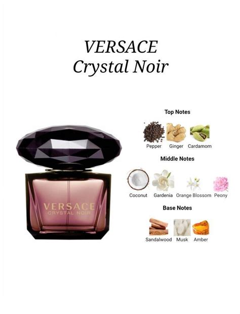 crystal noir versace note|Versace Crystal Noir vs bright.